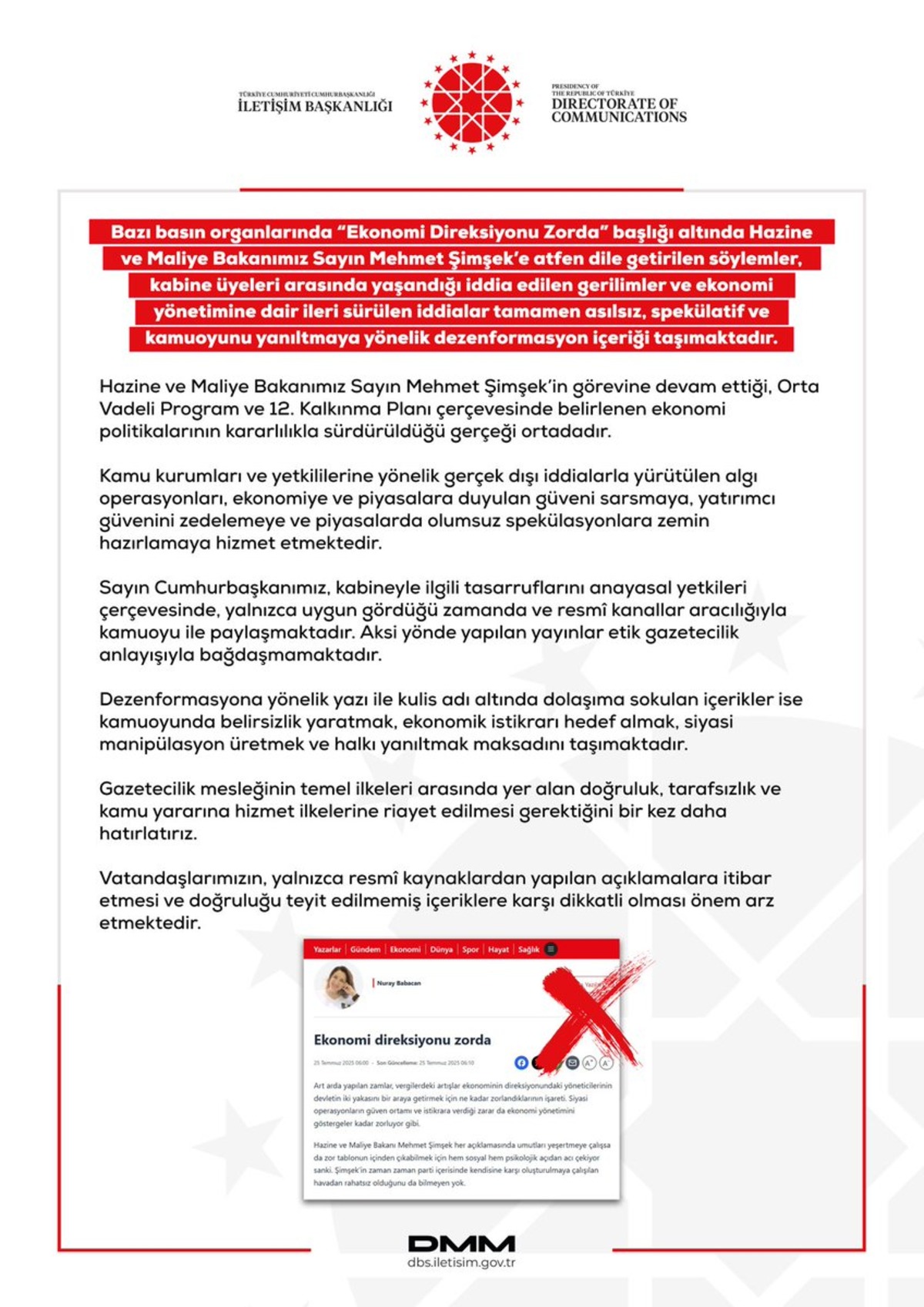 Kabine değişimi açıklaması geldi: Şimşek gidiyor mu?, Görsel 1
