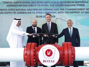 T&uuml;rkiye-Suriye doğal gaz hattına ilişkin ortak a&ccedil;ıklama 