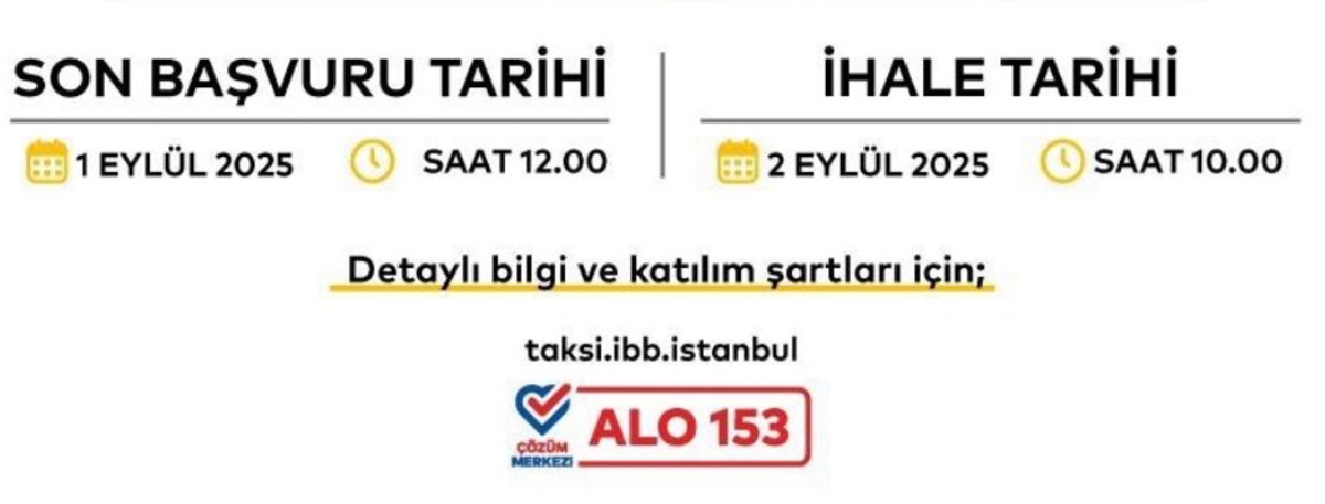 İstanbul’da ticari taksiler için 600 milyon liralık ihale, Görsel 2