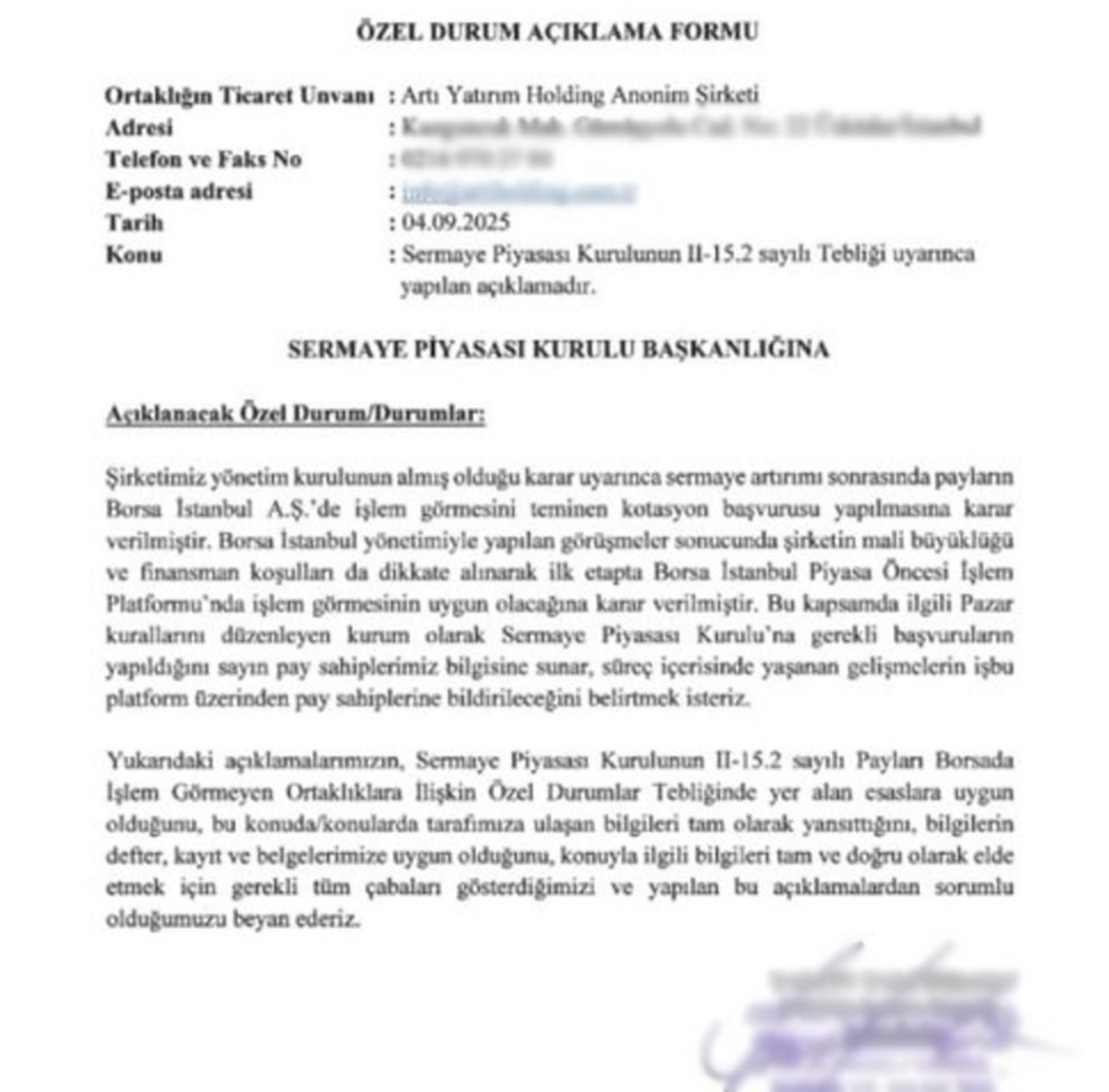 Artı Yatırım Holding yeniden borsa yolunda: P&Ouml;İP başvurusu yapıldı, G&ouml;rsel 1