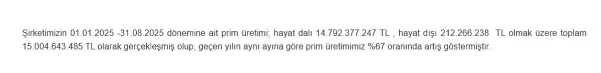 AGESA’dan KAP açıklaması! Prim üretiminde rekor artış, Görsel 1