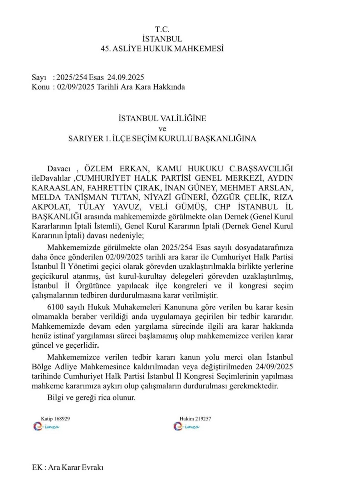 SON DAKİKA| CHP İstanbul İl Kongresi için durdurma kararı! YSK kararını açıkladı, Görsel 1
