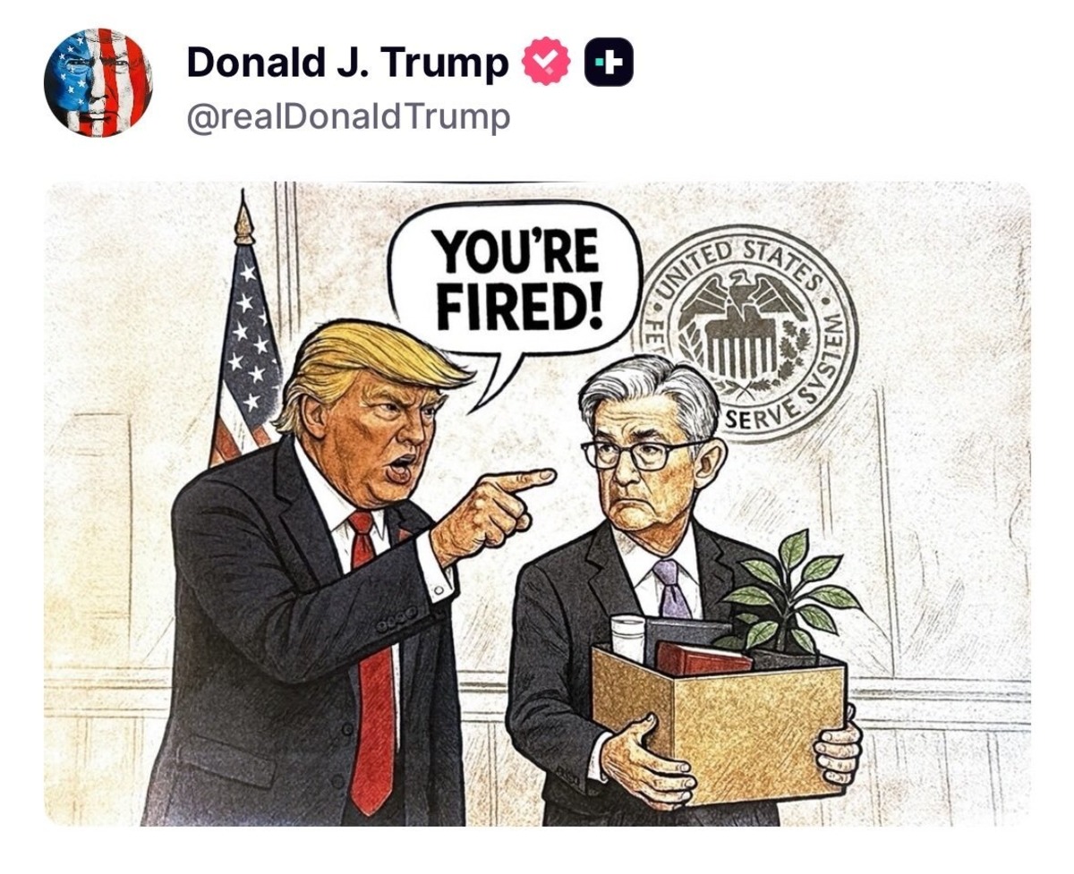 Trump&rsquo;tan  kovuldun  paylaşımı! Powell g&ouml;revden mi alındı?, G&ouml;rsel 1