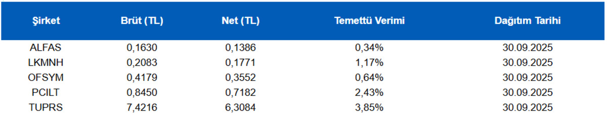 Borsa İstanbul da yeni hafta: Temettü coşkusu ve kritik veri gündemi, Görsel 1