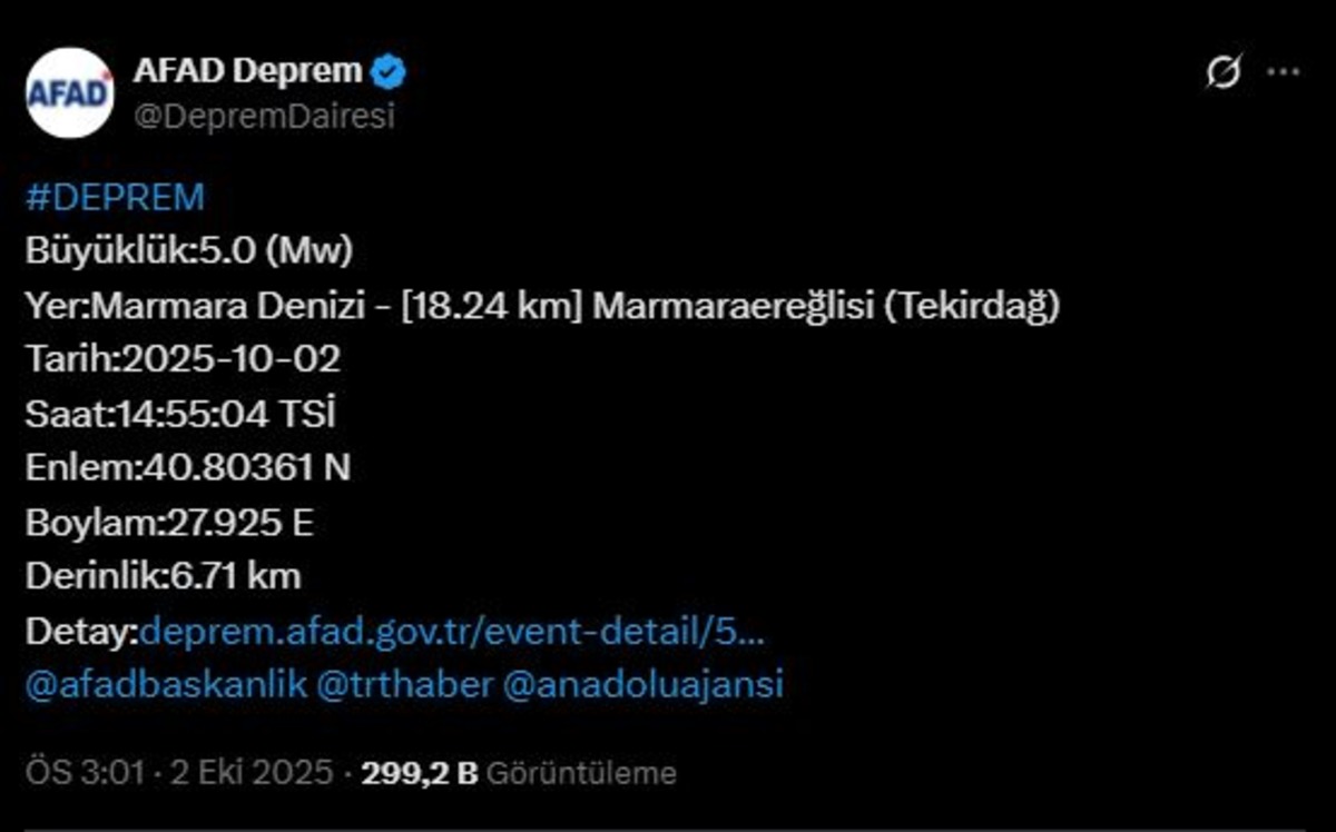 Marmara Denizi nde peş peşe depremler! 17 kişi yaralandı, G&ouml;rsel 1