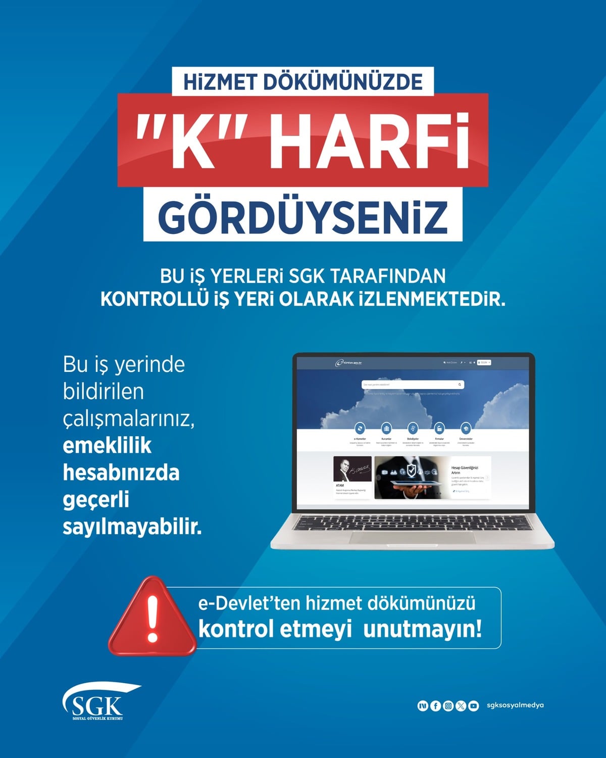 Milyonlarca çalışanı doğrudan ilgilendiriyor! Hizmet dökümünde “K” alarmı: Primleriniz silinebilir, Görsel 1