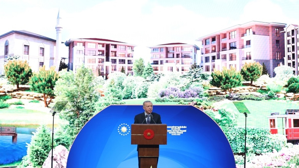 &ldquo;T&uuml;m imkanlarımızı seferber ettik&rdquo; diyerek duyurdu! Erdoğan&rsquo;dan y&uuml;ksek kira &ccedil;&ouml;z&uuml;m&uuml;: Sosyal konutlar en kısa s&uuml;rede tamamlanacak, G&ouml;rsel 1
