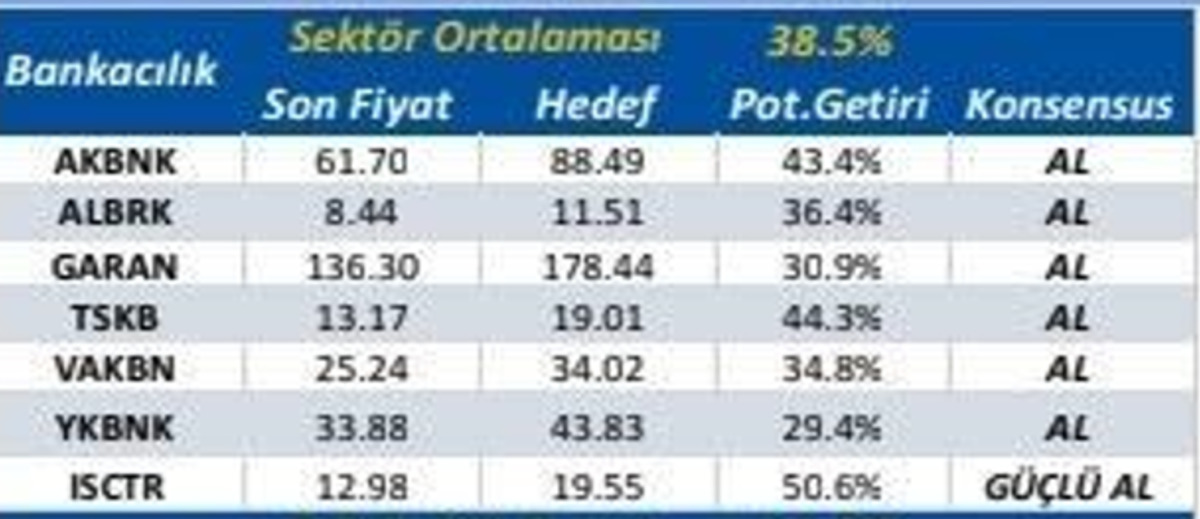 ISCTR, TSKB, AKBNK...Hedef fiyatlar geldi: "Güçlü Al" tavsiyesi, Görsel 1