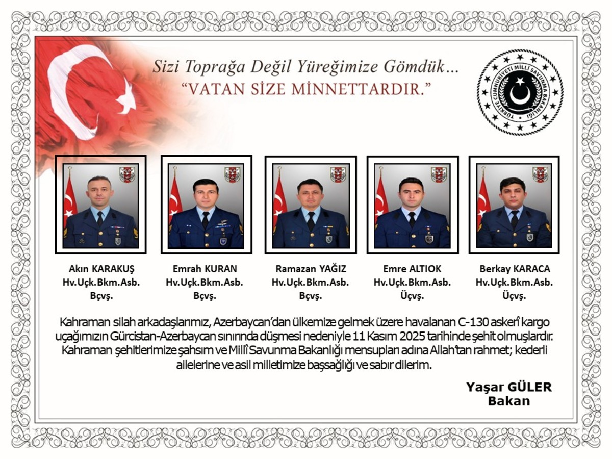 MSB, d&uuml;şen kargo u&ccedil;ağındaki askerlerin kimlik bilgilerini paylaştı, G&ouml;rsel 2