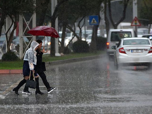 Meteoroloji'den yağış ve kuvvetli r&uuml;zgar uyarısı