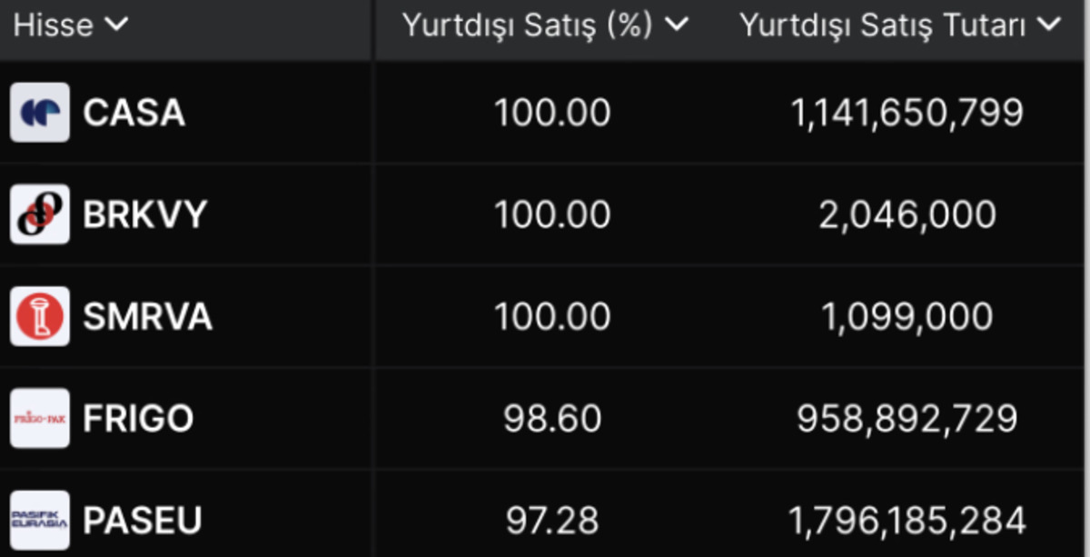 Bu şirketler yurt dışına satış yapıp dolar kazanıyor! En çok dolar kazanan borsa İstanbul şirketleri.., Görsel 1