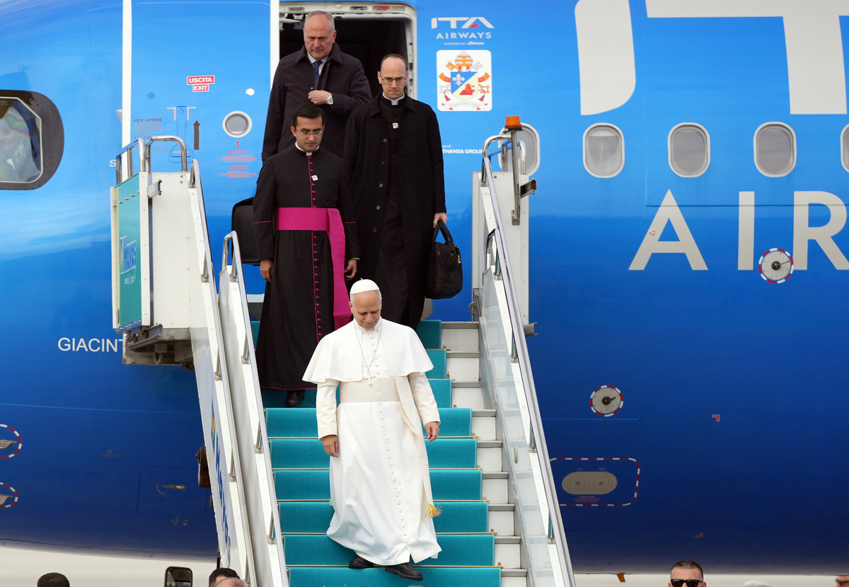Papa 14. Leo Türkiye ye adımını attı!, Görsel 1