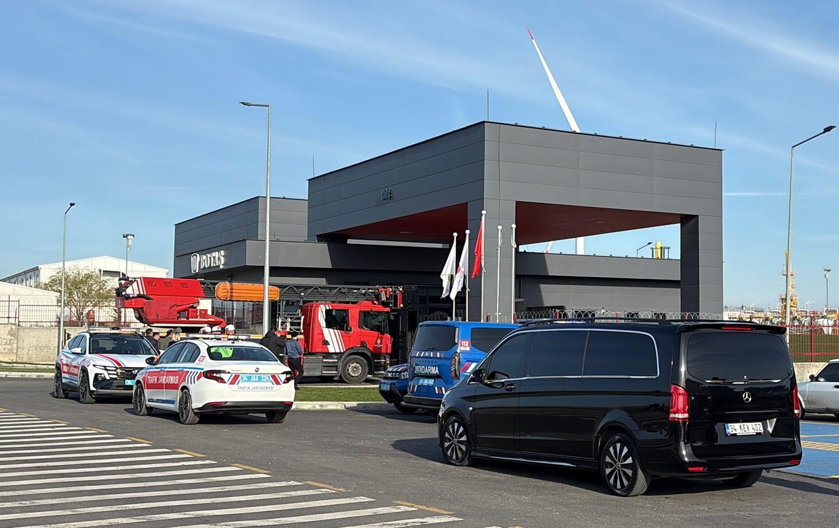 Silivri Botaş ta yangın! Tesisler boşaltıldı: Valilikten a&ccedil;ıklama, G&ouml;rsel 1