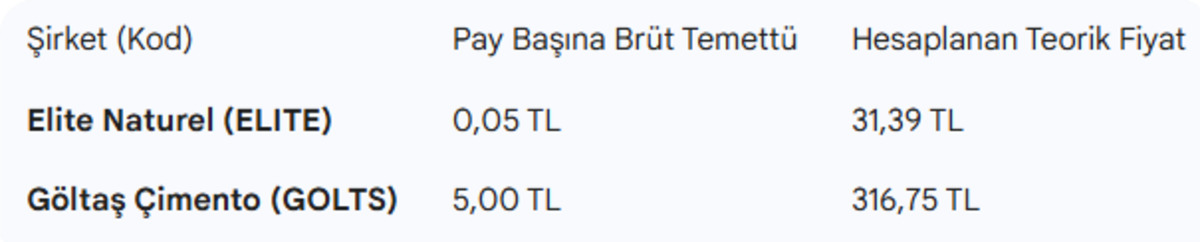 Borsa İstanbul’da temettü hareketliliği: 2 hissede fiyatlar değişti, Görsel 2