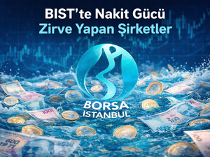 BIST&rsquo;te nakit g&uuml;c&uuml; zirve yapan şirketler