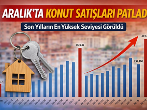 Aralık&rsquo;ta konut satışları patladı: Son yılların en y&uuml;ksek seviyesi g&ouml;r&uuml;ld&uuml;
