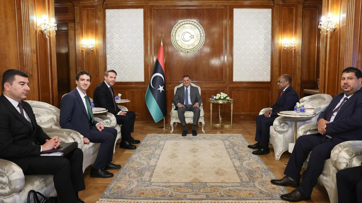 Enerji Bakanı Bayraktar, Libya Başbakanı ile g&ouml;r&uuml;şt&uuml;, G&ouml;rsel 1