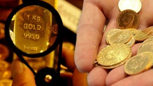 Altında sert geri &ccedil;ekilme! &Ccedil;eyrek altın sınıra dayandı
