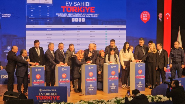 Zonguldak’ta TOKİ hak sahipleri kurayla belirlendi, Görsel 1