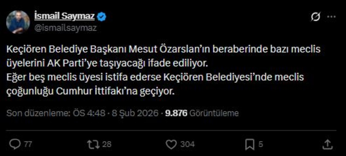 AK Parti ye geçeceği iddia edilmişti! CHP Keçiören Belediye Başkanı Mesut Özarslan kimdir?, Görsel 2