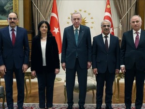 Cumhurbaşkanı Erdoğan, DEM Parti heyetini kabul etti