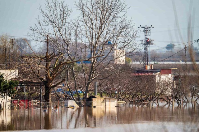 Gediz Nehri taştı, köprüler alarm veriyor, Görsel 3