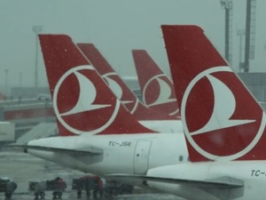 THY'nin New York u&ccedil;uşlarına olumsuz hava engeli
