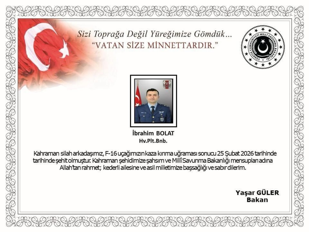 Balıkesir den acı haber! F-16 kaza kırıma uğradı, 1 pilotumuz şehit oldu: Kimliği a&ccedil;ıklandı, G&ouml;rsel 1