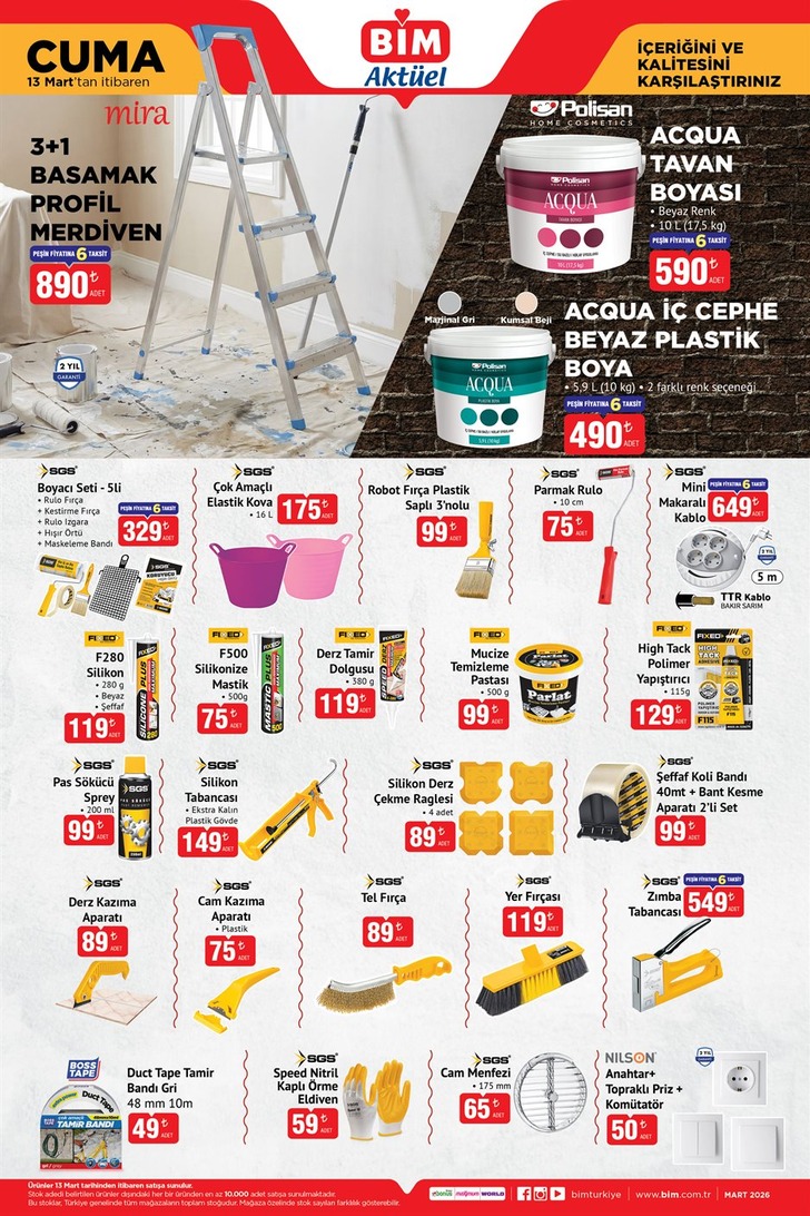 Acqua Tavan Boyası