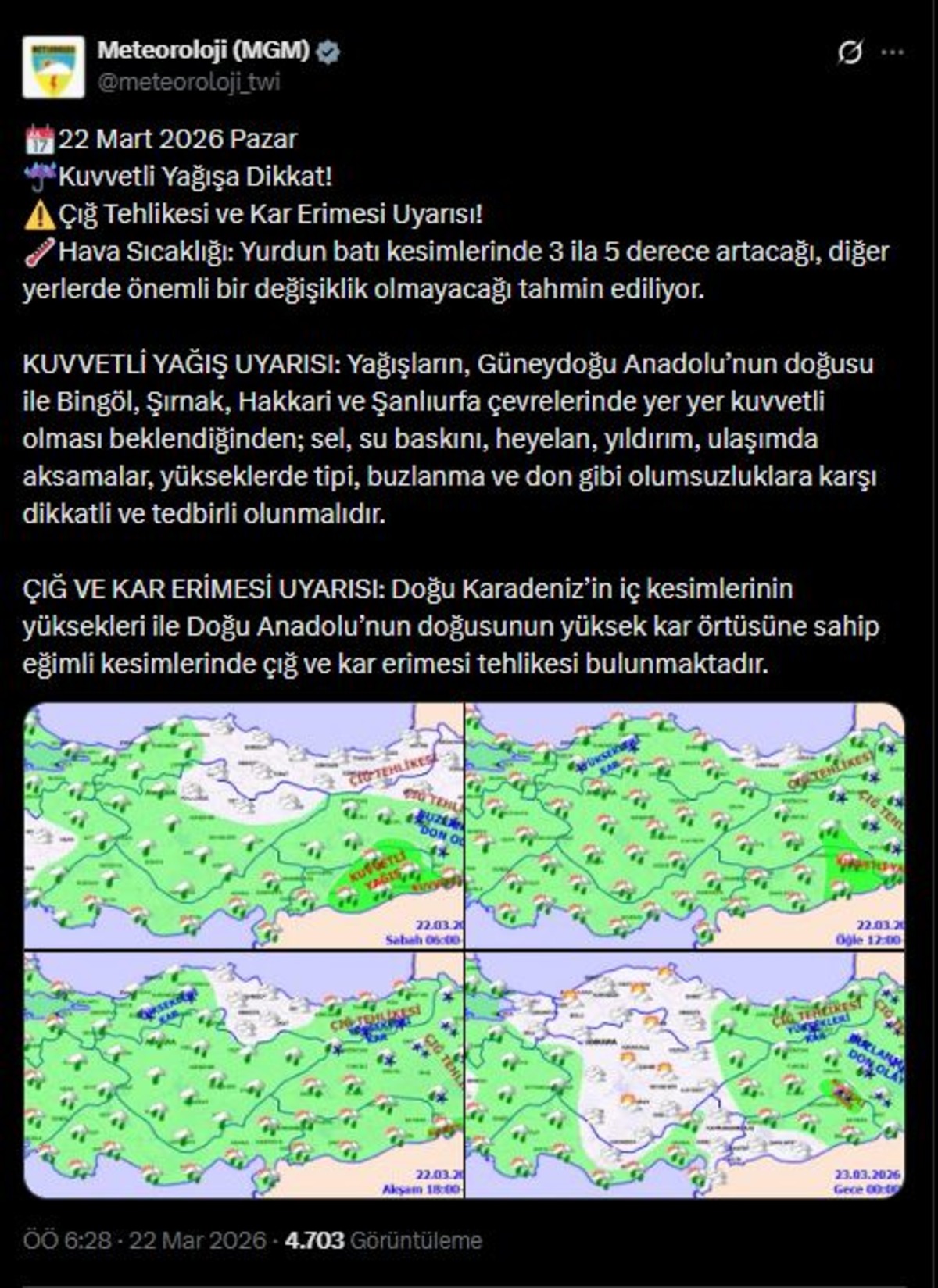 Yağışlar etkisini artırıyor! 10 il i&ccedil;in sarı kodlu uyarı yapıldı, G&ouml;rsel 3