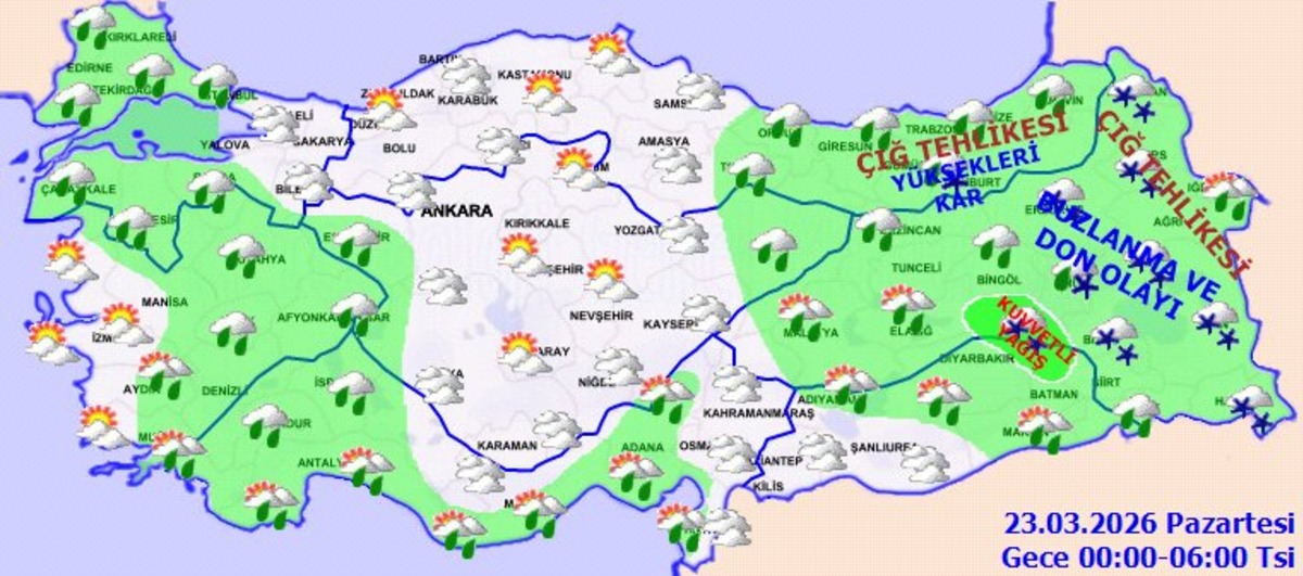 Yağışlar etkisini artırıyor! 10 il i&ccedil;in sarı kodlu uyarı yapıldı, G&ouml;rsel 1