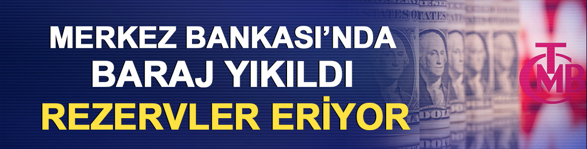 TCMB rezervlerinde baraj yıkıldı: Dolar d&uuml;şt&uuml;, altın y&uuml;kseldi! 