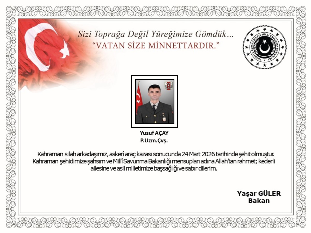 MSB duyurdu! Ağrı da bir askerimiz şehit oldu, Görsel 1