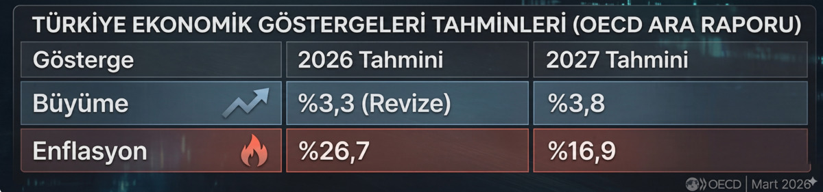 OECD’den yeni Türkiye raporu: Enflasyonda artış, büyümede düşüş bekleniyor, Görsel 2