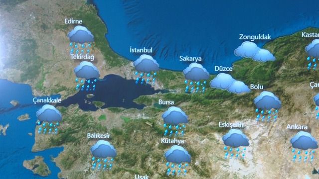 Hafta sonuna kadar yurdun tamamında yağış bekleniyor, Görsel 1