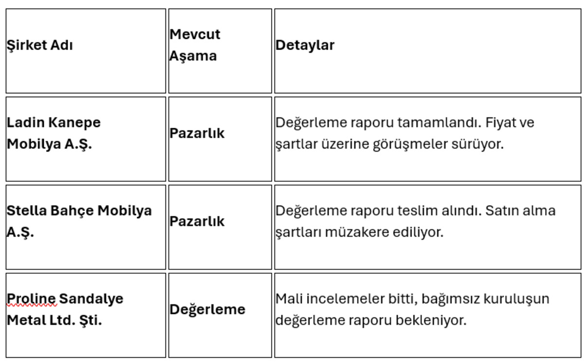 Formet Metal (FORMT) üç şirketle satın alma görüşmeleri yapıyor, Görsel 1