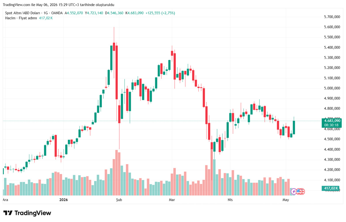 Altın mı, g&uuml;m&uuml;ş m&uuml;? Bank of America hedefi yukarı &ccedil;ekti, G&ouml;rsel 1