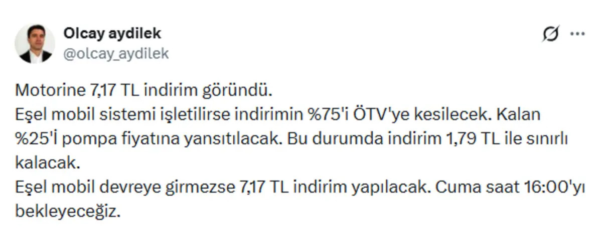 1 g&uuml;n arayla &ouml;nce zam sonra indirim! Akaryakıtta yine tabela değişiyor, G&ouml;rsel 1