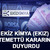 Ekiz Kimya (EKIZ) temett&uuml; kararını duyurdu