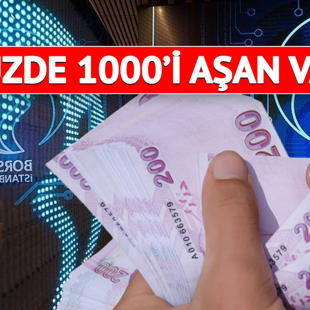 Y&uuml;zde 1000'in &uuml;zerinde artış! Son 1 yılda en &ccedil;ok kazandıran 10 hisse listesi