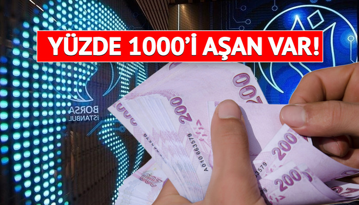 Y&uuml;zde 1000'in &uuml;zerinde artış! Son 1 yılda en &ccedil;ok kazandıran 10 hisse listesi
