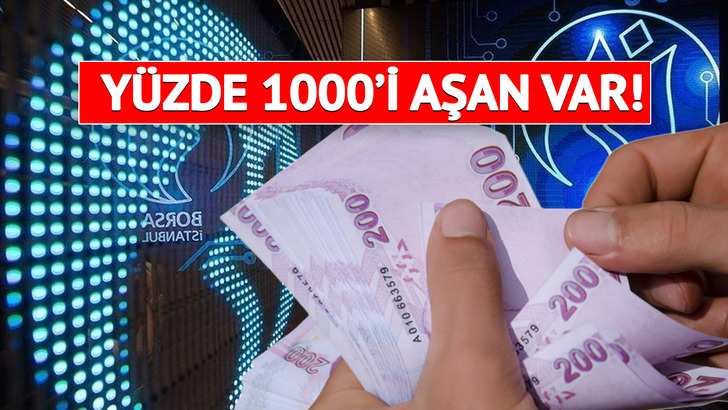 Y&uuml;zde 1000'in &uuml;zerinde artış! Son 1 yılda en &ccedil;ok kazandıran 10 hisse listesi