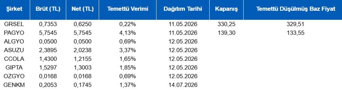 Piyasanın nabzı: Borsa İstanbul ve k&uuml;resel piyasalarda g&uuml;n başlarken (11 mayıs), G&ouml;rsel 1