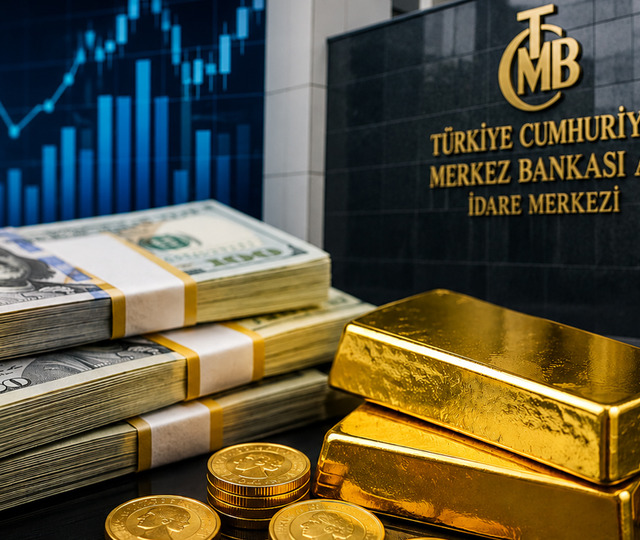 TCMB rezervlerinde g&uuml;&ccedil;l&uuml; artış! 171 milyar doları aştı