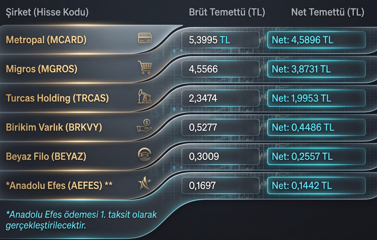 MGROS, MCARD, AEFES… 6 şirket birden temettü dağıtacak, Görsel 1