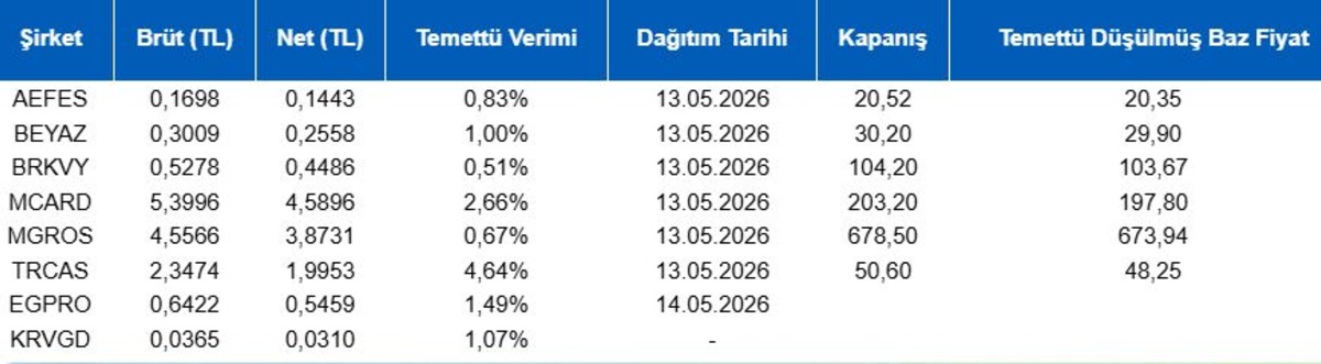 Piyasanın nabzı: Borsa İstanbul ve küresel piyasalarda gün başlarken (13 Mayıs), Görsel 1