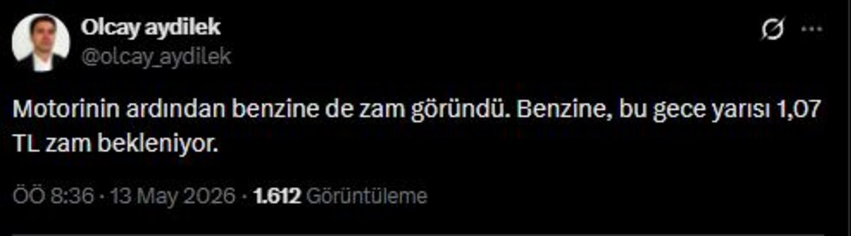 S&uuml;r&uuml;c&uuml;ler dikkat! Motorin zammının ardından benzine de zam yolda, G&ouml;rsel 1