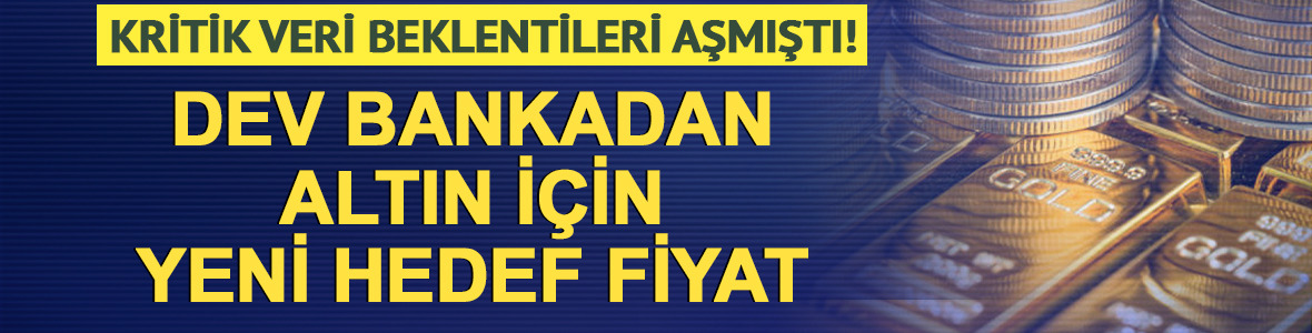 ABD enflasyonu sonrası altın geriledi! ING'den yeni hedef fiyat