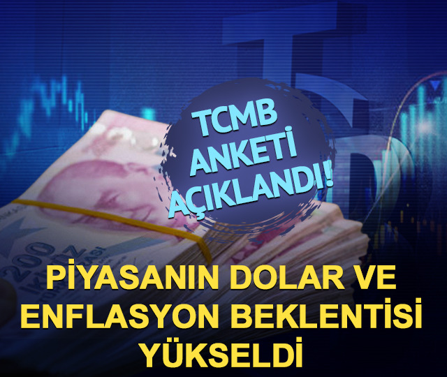 Piyasanın dolar ve enflasyon beklentisi y&uuml;kseldi