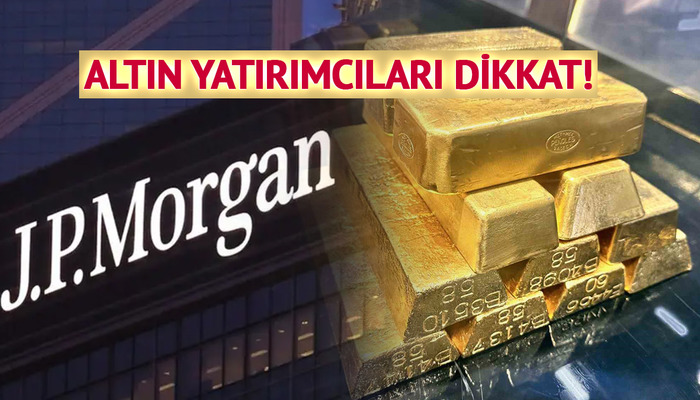 J.P. Morgan altın tahminini 5 bin 243 dolara d&uuml;ş&uuml;rd&uuml;